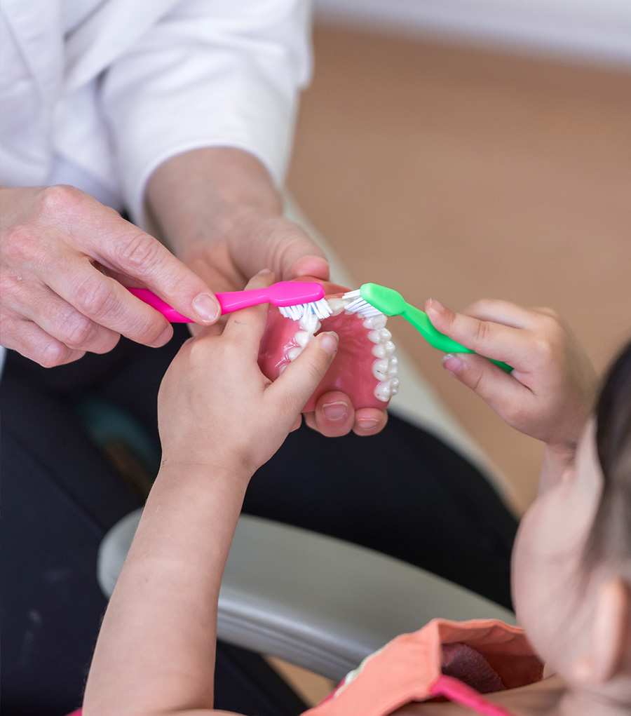 Teaching children about dentistry